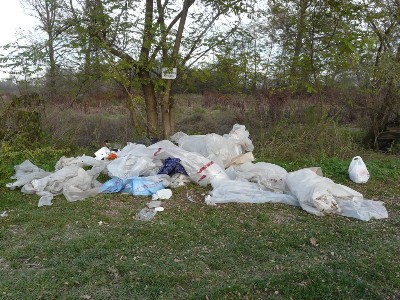 Abbandono illecito di rifiuti sul territorio comunale